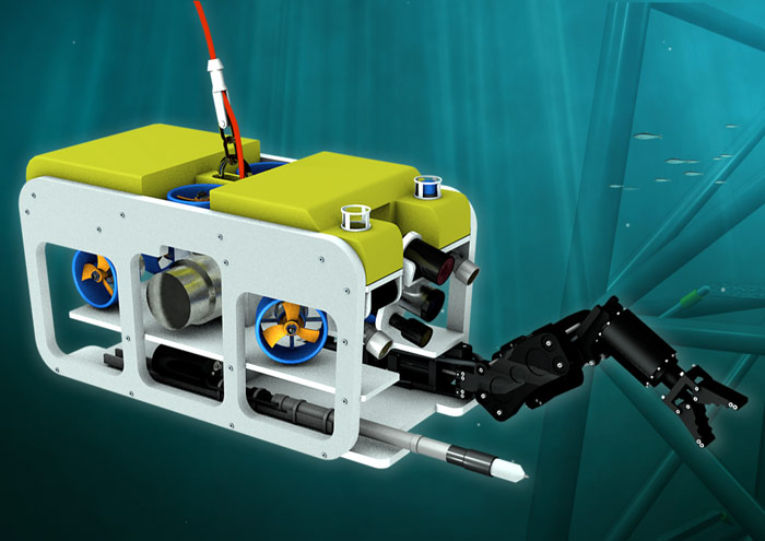 Deep Sea ROV and Robot arm