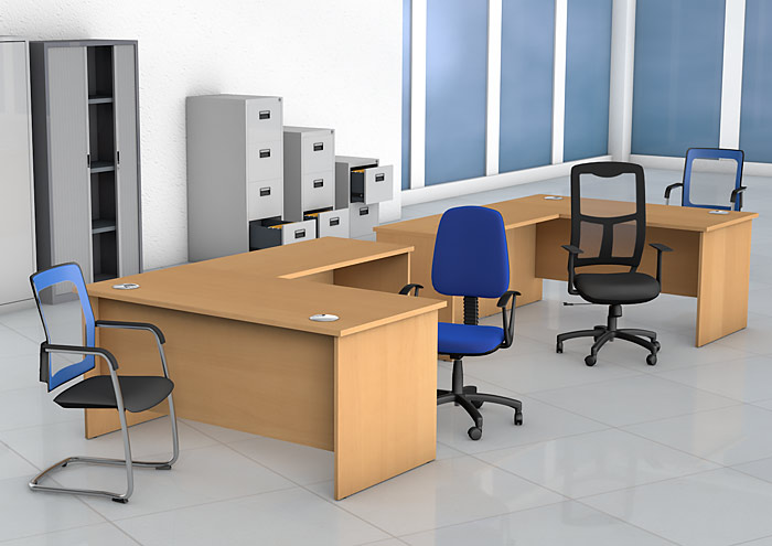 Office Furniture 3D Model catalogue presentation