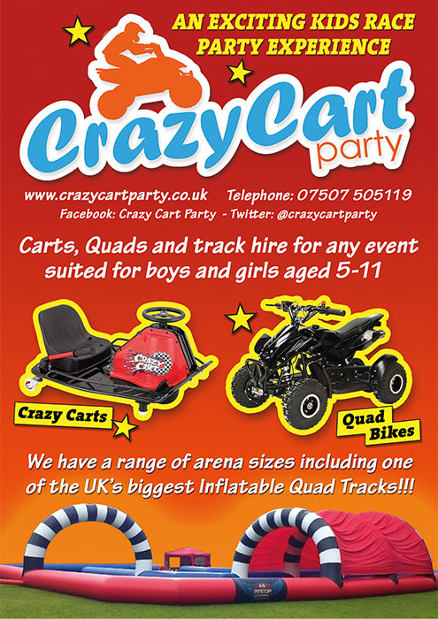 kids Go Kart flyer