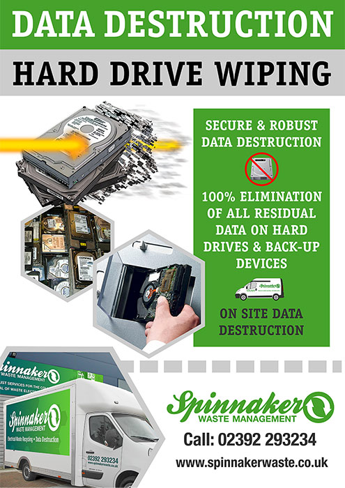 data destruction & hard drive wiping poster